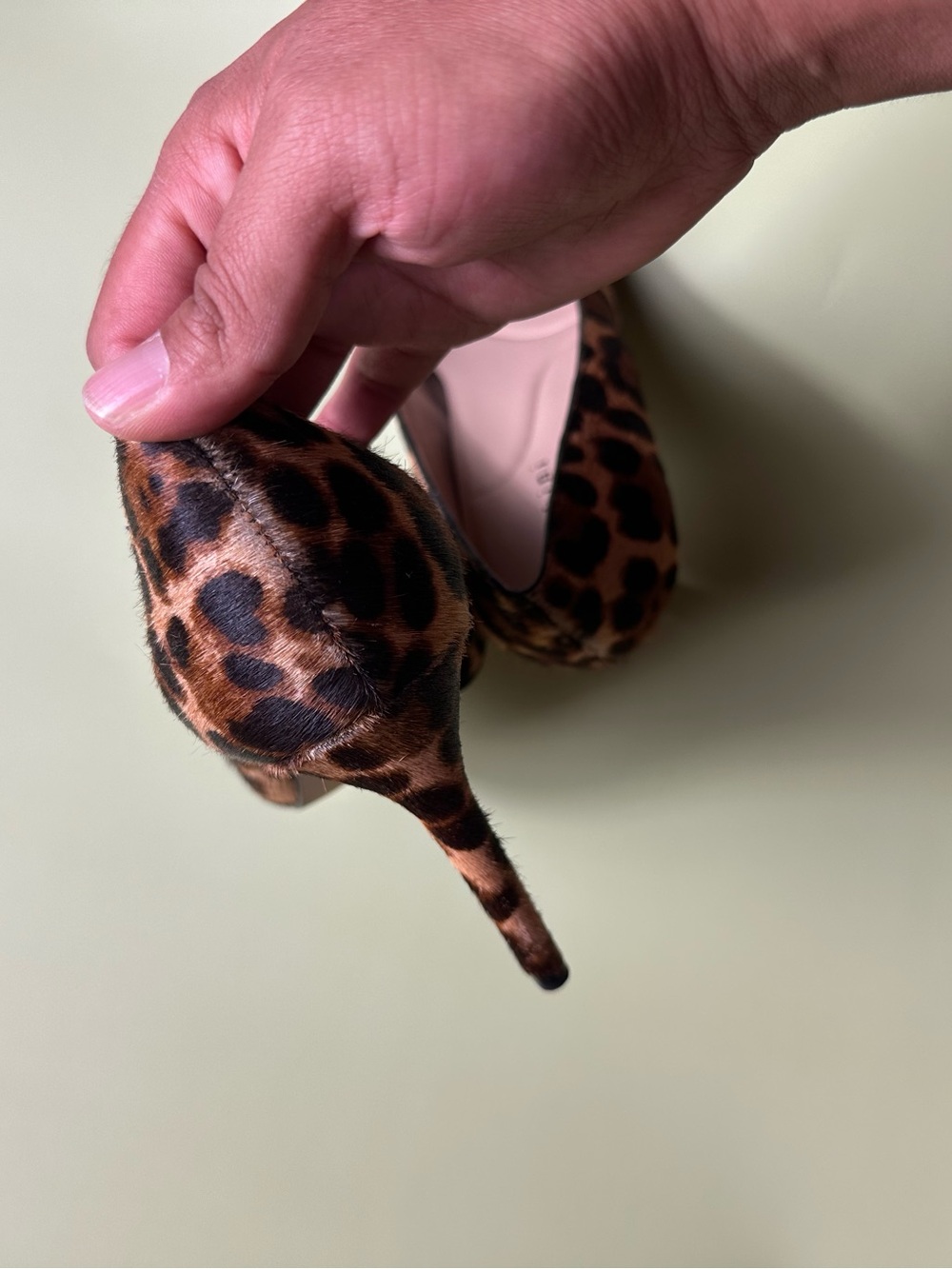 Gianni Bini Leopard Print Pointed Toe Pumps - Brown/Black - Picture 16 of 16